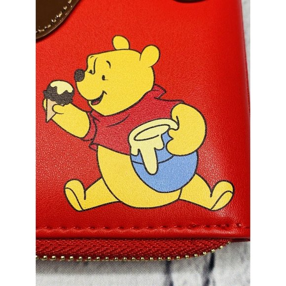 Loungefly‎ Disney Winnie The Pooh Ice Cream Wallet Sweet Treat Zip Around - Picture 4 of 9